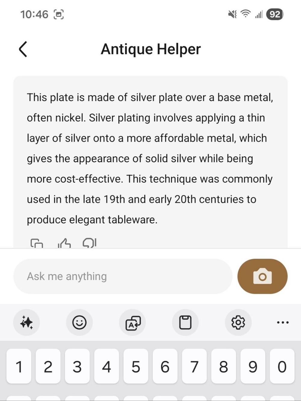 Decorative Round Pierced Silver-Plate Tray - Picture 6 of 13